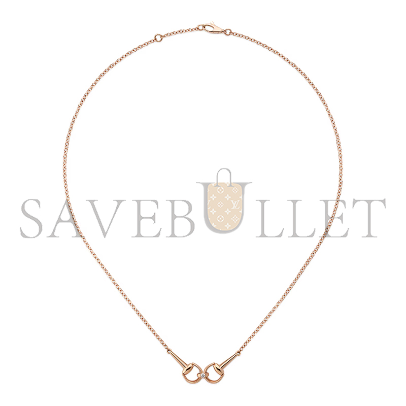 GUCCI HORSEBIT DIAMOND CHAIN NECKLACE 796833 GUCCI HORSEBIT DIAMOND CHAIN NECKLACE 796833